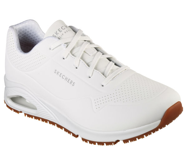 SKECHERS UNO SR-SUTAL Herren Sneaker Weiß 43 EU