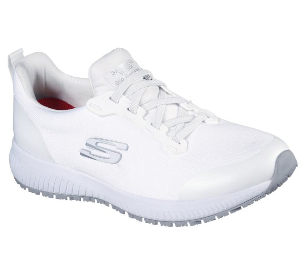 SKECHERS SQUAD SR- Damen Sneaker Weiß 39.5 EU