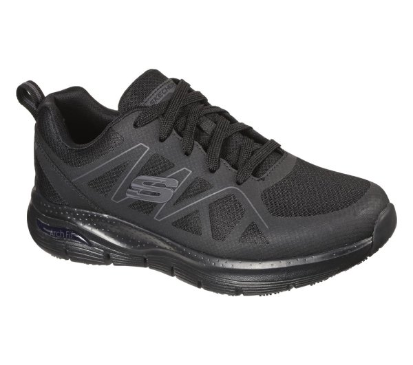 SKECHERS ARCH FIT SR-AXTELL Herren Schwarz 46 EU